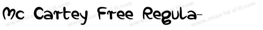 Mc Cartey Free Regula字体转换